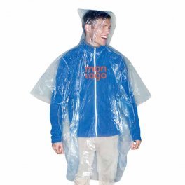 PONCHO PERSONNALISÉ TRANSPARENT 'LAGGAN'