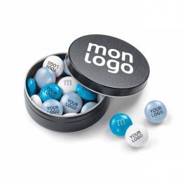 BOITE METAL 20G DE M&M'S® PERSONNALISABLES