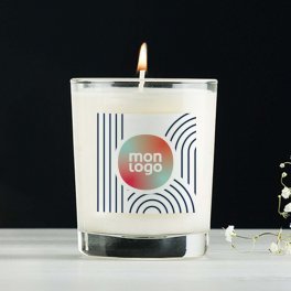 BOUGIE PARFUMÉE PERSONNALISÉE VEGAN 130G 'LOUCE'