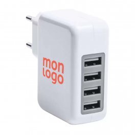 ADAPTATEUR USB PUBLICITAIRE 4 PORTS 'FOURCE'