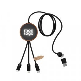 CÂBLE ÉCO SCX® PERSONNALISABLE 5 EN 1 10W 'CABLAN'
