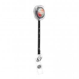 PORTE BADGE PERSONNALISABLE DEROULANT METRE RUBAN 'METRIM'