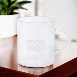 MUG VERRE 180 ML PERSONNALISABLE 'ACTYVO'