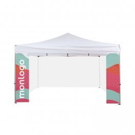 MUR PORTE CENTRALE TENTE PUBLICITAIRE 4.5 X3 "TELTA"