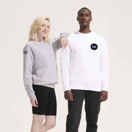 SWEAT SHIRT PERSONNALISÉ BIO MIXTE COL ROND 'SPACE'
