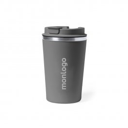 MUG PERSONNALISABLE ACIER INOX DOUBLE PAROI 350 ML 'TOODI'