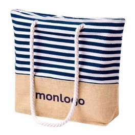 SAC EN COTON ET JUTE PERSONNALISABLE 'BERLA'
