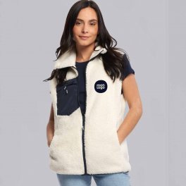 BODYWARMER PERSONNALISABLE FEMME SHERPA MUSTAGHATA® 'ONKA'