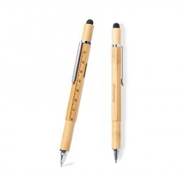 STYLO PERSONNALISABLE MULTIFONCTIONS BAMBOU 'SAURILO'