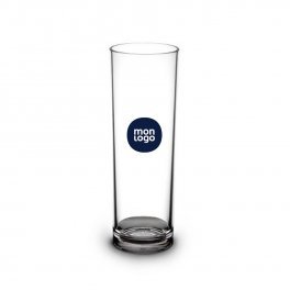 VERRE TUBE PERSONNALISABLE 200 ML 'LONGO DRINKO'