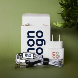 KIT PERSONNALISABLE PRISE ET CABLE 'IDEAL'