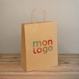 SAC KRAFT PERSONNALISE GRANDE QUANTITE 'TORSI 25X8X33'