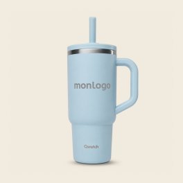 MUG ISOTHERME ETANCHE QWETCH® PERSONNALISE 'TRAVEL CUP'