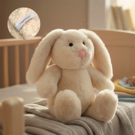 PELUCHE RPET LAPIN PERSONNALISABLE 'PINOU'