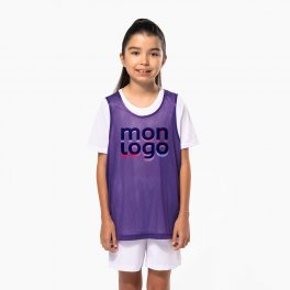 CHASUBLE DE SPORT ENFANT PERSONNALISABLE 'PROACTO'