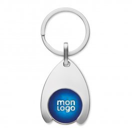 PORTE CLES JETON PERSONNALISE 'EUROMETAL PLUS SHAPE'
