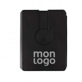 CARNET AVEC CHARGEUR EN PU RCS PUBLICITAIRE 'CHARBOOK'