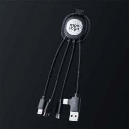 CABLE DE CHARGE PUBLICITAIRE MULTIFONCTIONS 'INE SMART' 72H