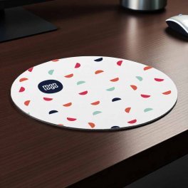 TAPIS DE SOURIS PERSONNALISABLE ROND 'SULIM SUBLI'