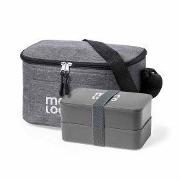 SET PERSONNALISABLE SAC ISOTHERME RPET ET LUNCH BOX 'VAIA'