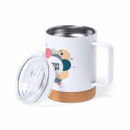 MUG PERSONNALISABLE EN ACIER 'ELVI QUADRI'
