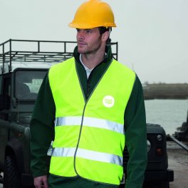 GILET DE SECURITE PERSONNALISABLE 'ARMILLA FLUO'