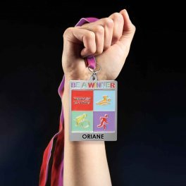 MEDAILLE SUR MESURE 'WIN CUSTOM COLOR'