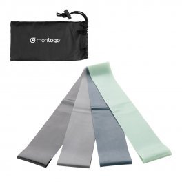 SET DE 4 BANDES ÉLASTIQUES FITNESS PERSONNALISÉES 'ENDI'