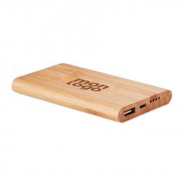 POWERBANK PERSONNALISABLE EN BAMBOU 'ARENAPOWER'