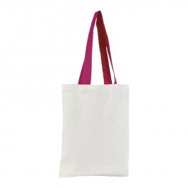 TOTE BAG PUBLICITAIRE COTON ANSES LONGUES 'MINI AURIANA' 130 GR/M²