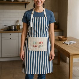 TABLIER RAYE PERSONNALISE 'KUIRTAL'