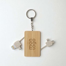 PORTE CLE CABLE PERSONNALISABLE 'MEDIALI BLE'