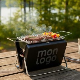 BARBECUE PORTABLE EN ACIER PERSONNALISABLE 'GUEZ'