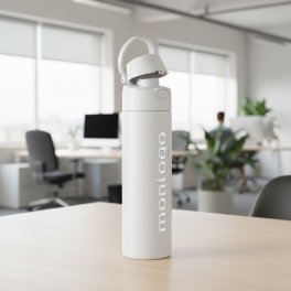 GOURDE PUBLICITAIRE EN ACIER RECYCLE 650ML 'VERSATO'