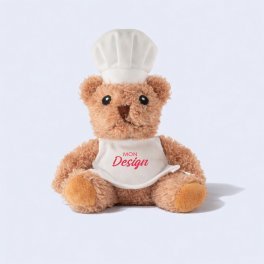 PELUCHE OURSON PERSONNALISABLE 'TEDDY CUISINIER'