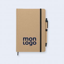 CARNET RECYCLE A5 LIGNE PERSONNALISE 'HORUS STYLO'