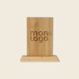 TROPHEE EN BAMBOU PERSONNALISE 'FAUSTINO RECTANGLE'