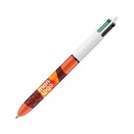 STYLO 4 COULEURS BIC® PERSONNALISABLE 'FINE BILLE'
