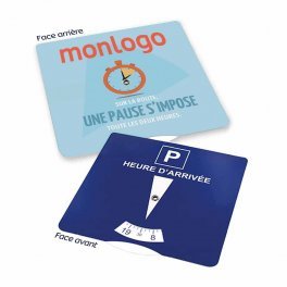 DISQUE DE STATIONNEMENT PUBLICITAIRE 'APARKA PAUSE'