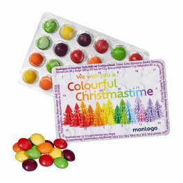 MINI CALENDRIER DE LAVENT SKITTLES PERSONNALISABLE 'KIRI'