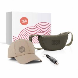 PACK PERSONNALISE CASQUETTE CABLE ET BANANE 'HIPSY'