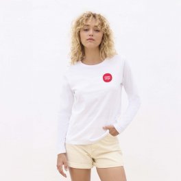 T SHIRT PERSONNALISABLE FEMME ML BLANC 'MONARCH' 150G/M2