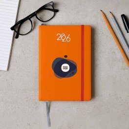 AGENDA JOURNALIER PERSONNALISABLE EN PU 'MARCHO'