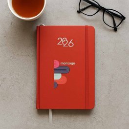 AGENDA JOURNALIER PERSONNALISABLE CARTON COLORE 'SEPTI'