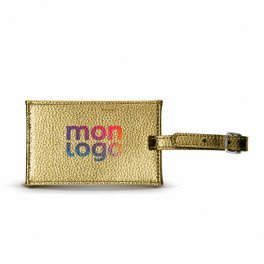 ETIQUETTE DE BAGAGE PERSONNALISABLE 'GLOSSY VIAJE'