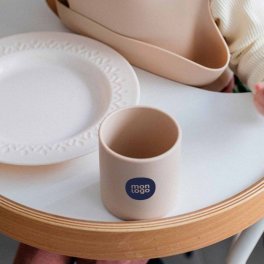 GOBELET ENFANT EN SILICONE PERSONNALISE 'PUREE'