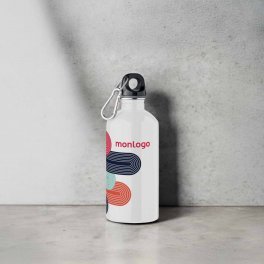 GOURDE EN ACIER RECYCLE 500ML PERSONNALISABLE 'AVEREST'