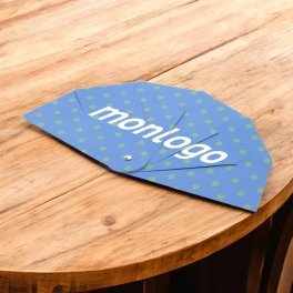 EVENTAIL PUBLICITAIRE PAPIER PLIABLE 'TAMA PLIABLE'