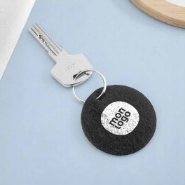 PORTE CLES PERSONNALISE EN FEUTRINE 'DAMSI'