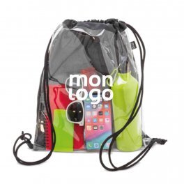 SAC A DOS PERSONNALISABLE TRANSPARENT EN RPET 'SWIFTI'